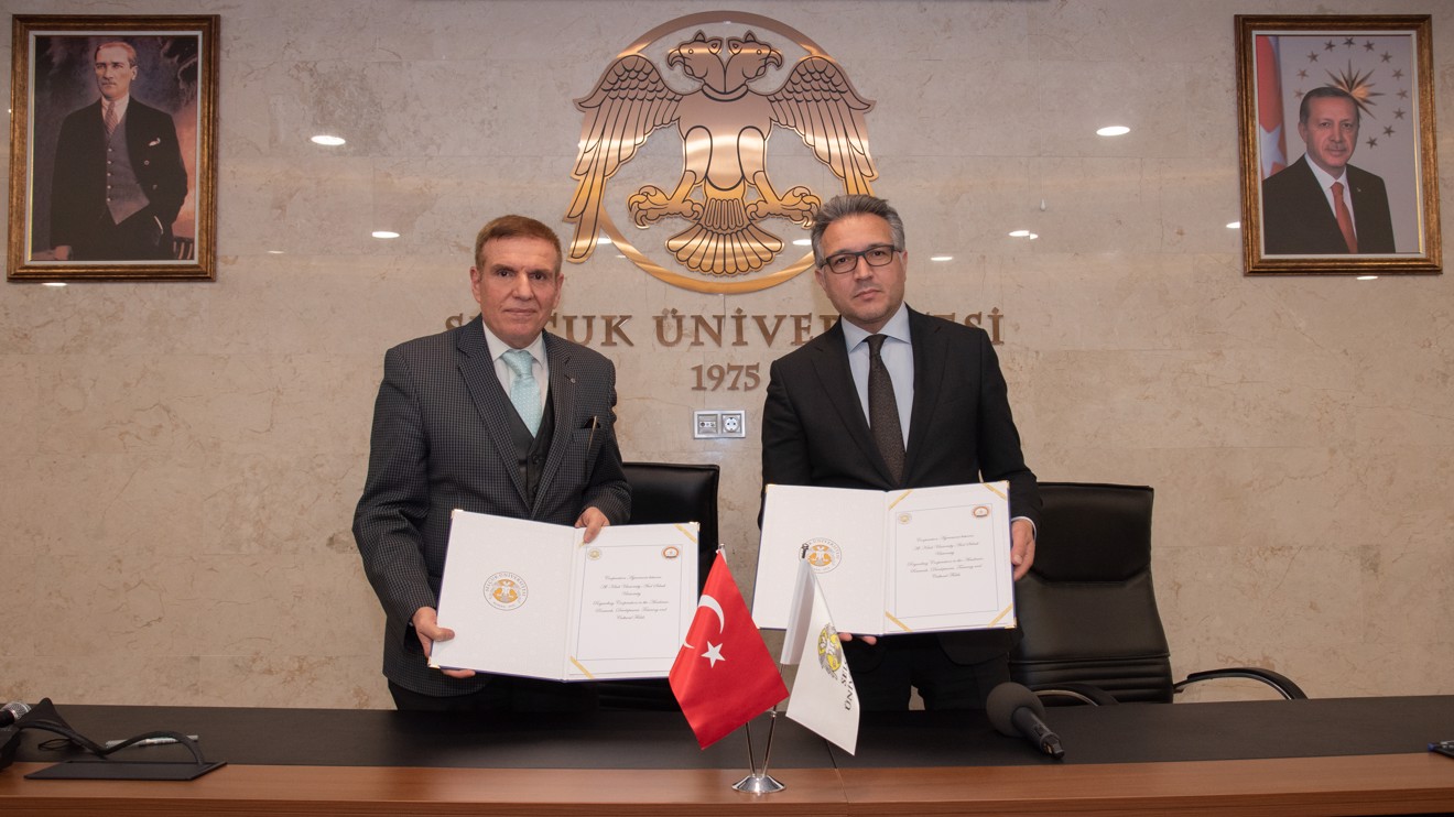 Selçuk Üniversitesi, Al-Kitab Üniversitesi ile iş birliği anlaşması imzaladı
